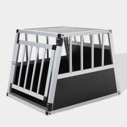 Single Door Aluminum Dog cage 75a 54cm 06-0765 www.gmtpet.ltd
