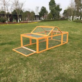 Rabbit Cage Chicken Coop Rabbit Hutch for Sale Cheap Easy Clean Wooden Custom Logo Double Water-based Painting www.gmtpet.ltd