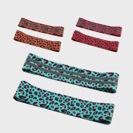 Custom New Product Leopard Squat With Non-slip Latex Fabric Resistance Bands www.gmtpet.ltd