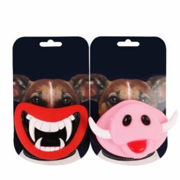 Squeak Chewing Funny Teeth Pig Nose Joke Prank Custom Vinyl Toy Pet Teething Toys For Halloween Toy www.gmtpet.ltd