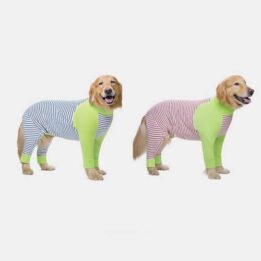 Wholesale Summer Pet Clothing Striped Clothes For Big Dogs Four Legs www.gmtpet.ltd
