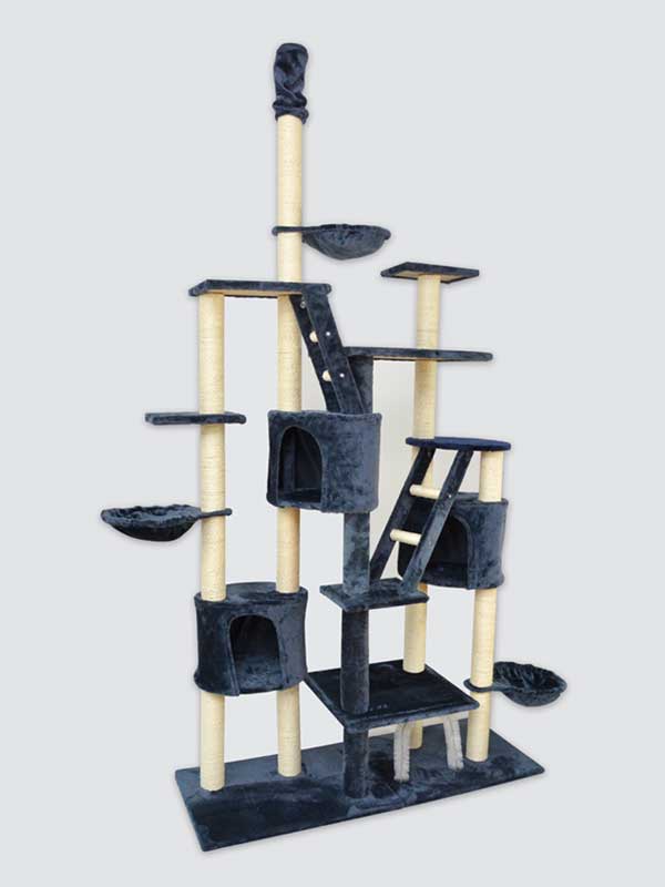 Plataforma de juego para gatos con árbol para gatos grandes de sisal multicapa de lujo www.gmtpet.ltd