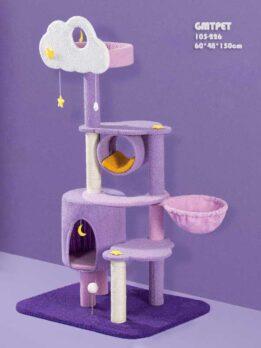 Fabricação de estrutura de escalada para gatos série fantasia OEM paraíso para gatos 105-226 www.gmtpet.ltd