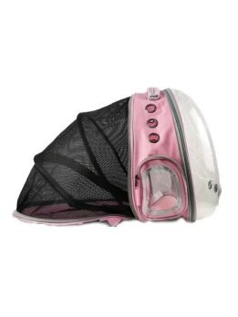 Pink Transparent Pet Bag Space Capsule Pet Backpack 103-45065 www.gmtpet.ltd