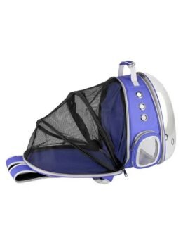 Purple Transparent Pet Bag Space Capsule Pet Backpack 103-45067 www.gmtpet.ltd