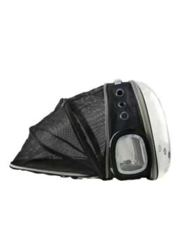 Black Transparent Pet Bag Space Capsule Pet Backpack 103-45072 www.gmtpet.ltd