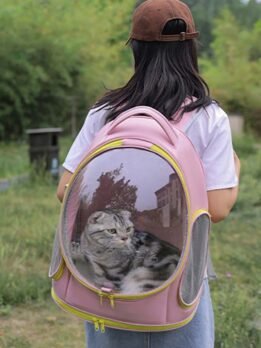 Oxford Transparent Pet Bag Cat bag Backpack 103-45096 www.gmtpet.ltd