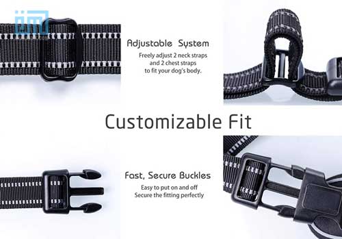 Amazon Ebay Wish hot large mesh dog harness 109-0001-8
